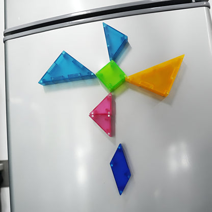 Joc Magnetic Tangram, Flippy, 7 Piese Magnetice, Forme Geometrice, 3 Ani, EVA, ABS, Magnet, 10.5 x 10.5 x 2.2 cm, Multicolor-4