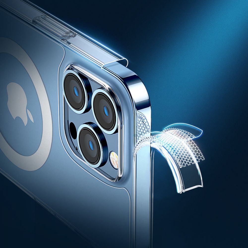 Husă Joyroom Mingkai compatibilă MagSafe pentru iPhone 13 Pro Max – Transparentă