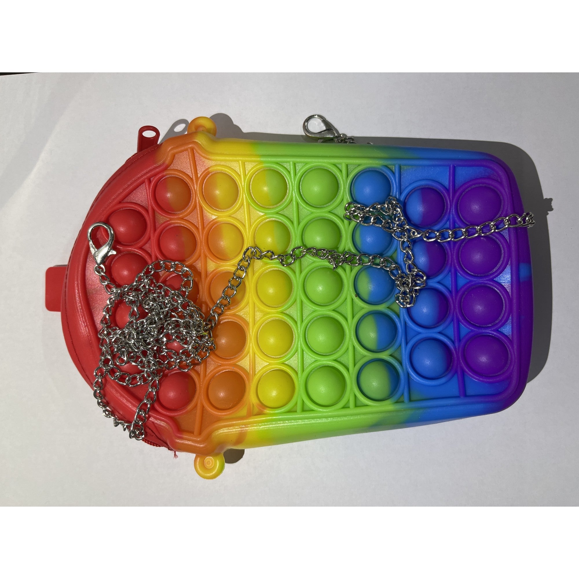 Jucarie antistres din silicon, Flippy, Geanta Pop It, Milkshake, Model 3, Multicolor-1