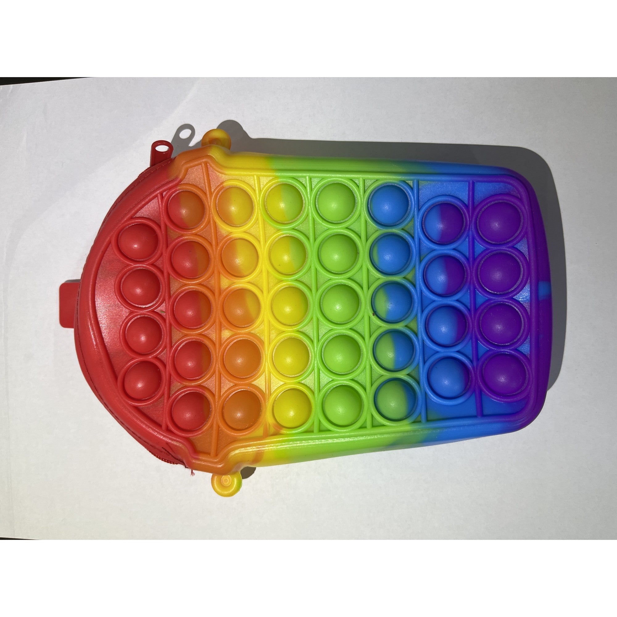 Jucarie antistres din silicon, Flippy, Geanta Pop It, Milkshake, Model 3, Multicolor-0