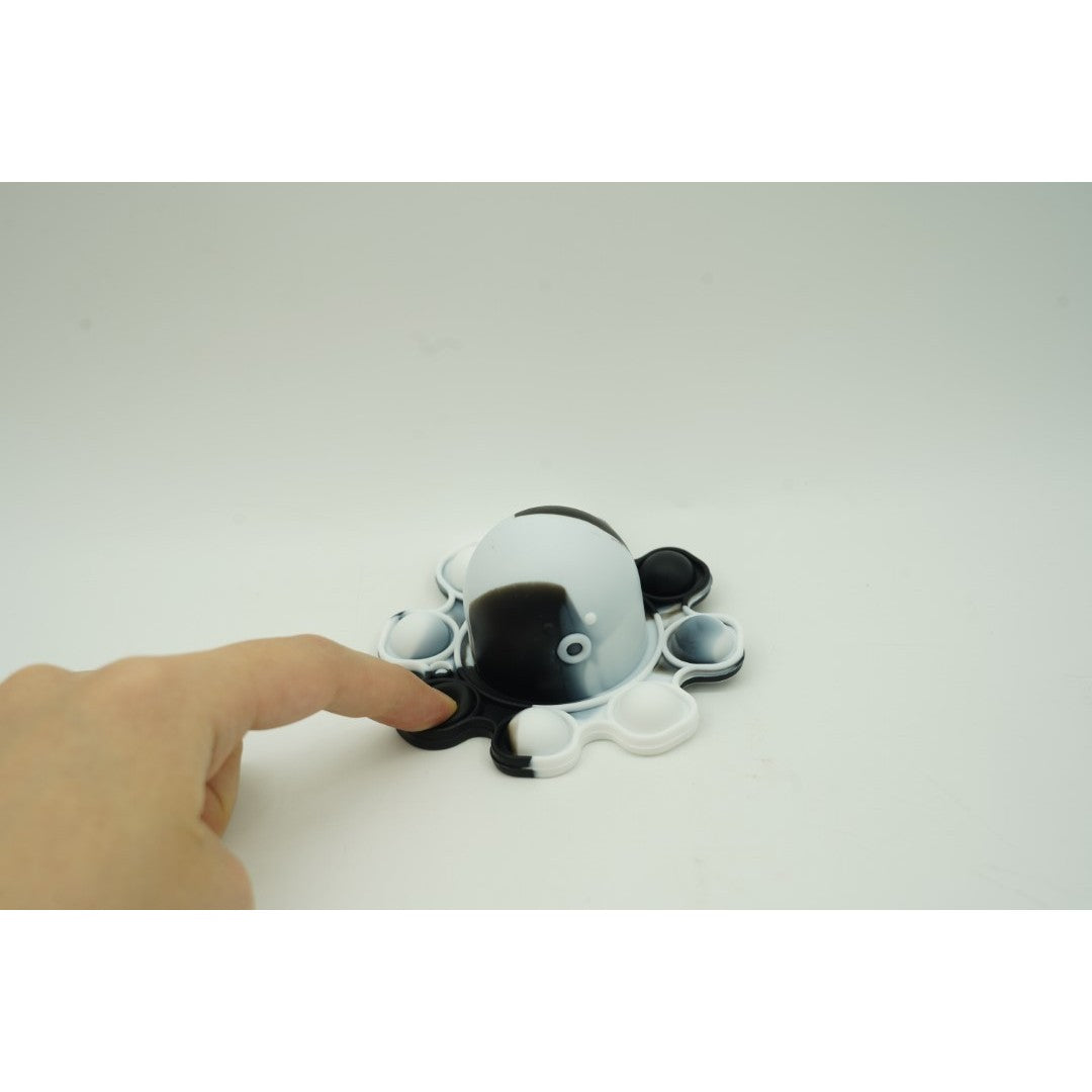 Jucarie antistres din silicon, Flippy®, Pop It Now and Flip It, Caracatita reversibila, Multicolor, V8-4
