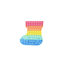 Jucarie antistres din silicon, Flippy, Pop It Now and Flip It, Ciorap Craciun, Multicolor-0