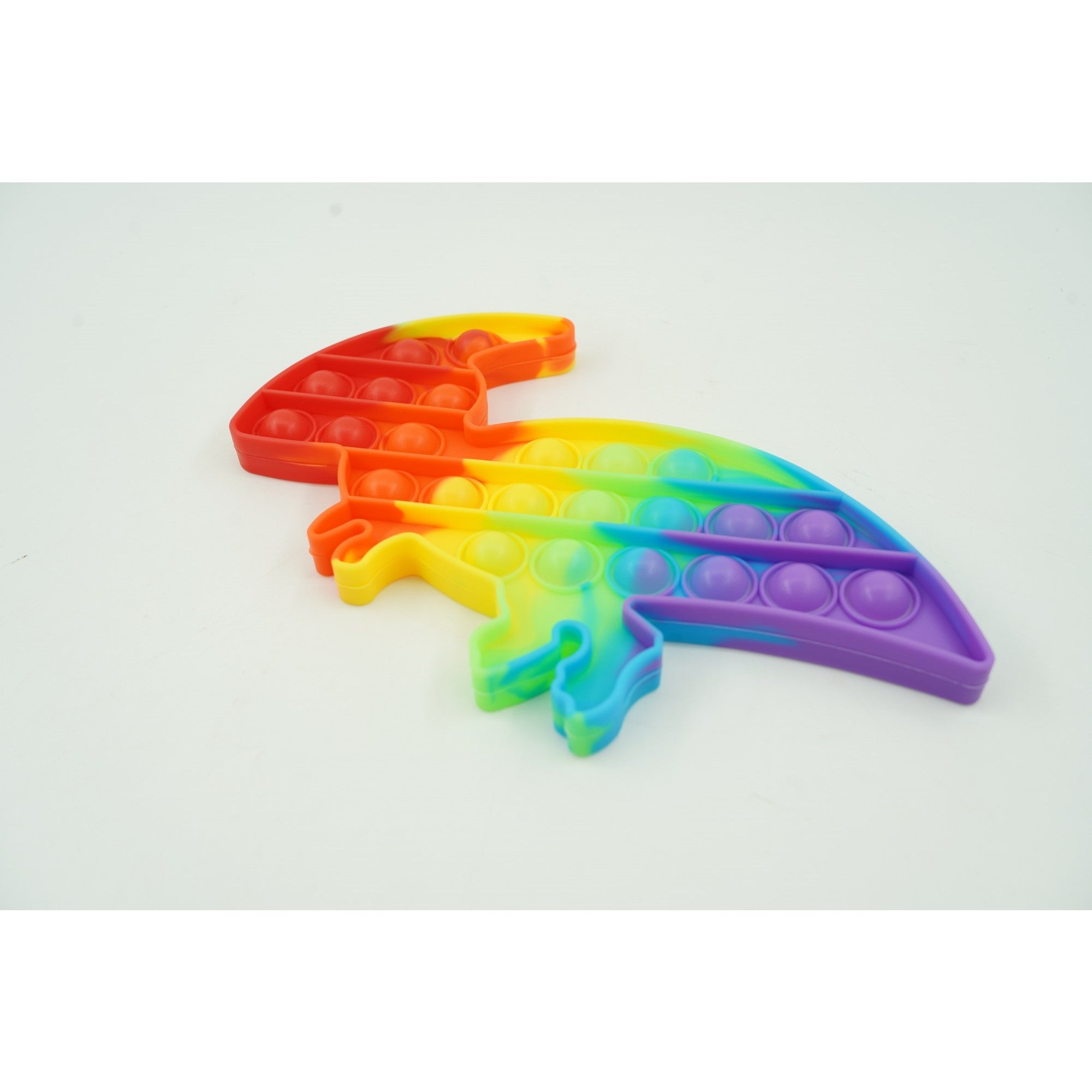Jucarie antistres din silicon, Flippy, Pop It Now and Flip It, Dinozaur mic, Multicolor V2-1