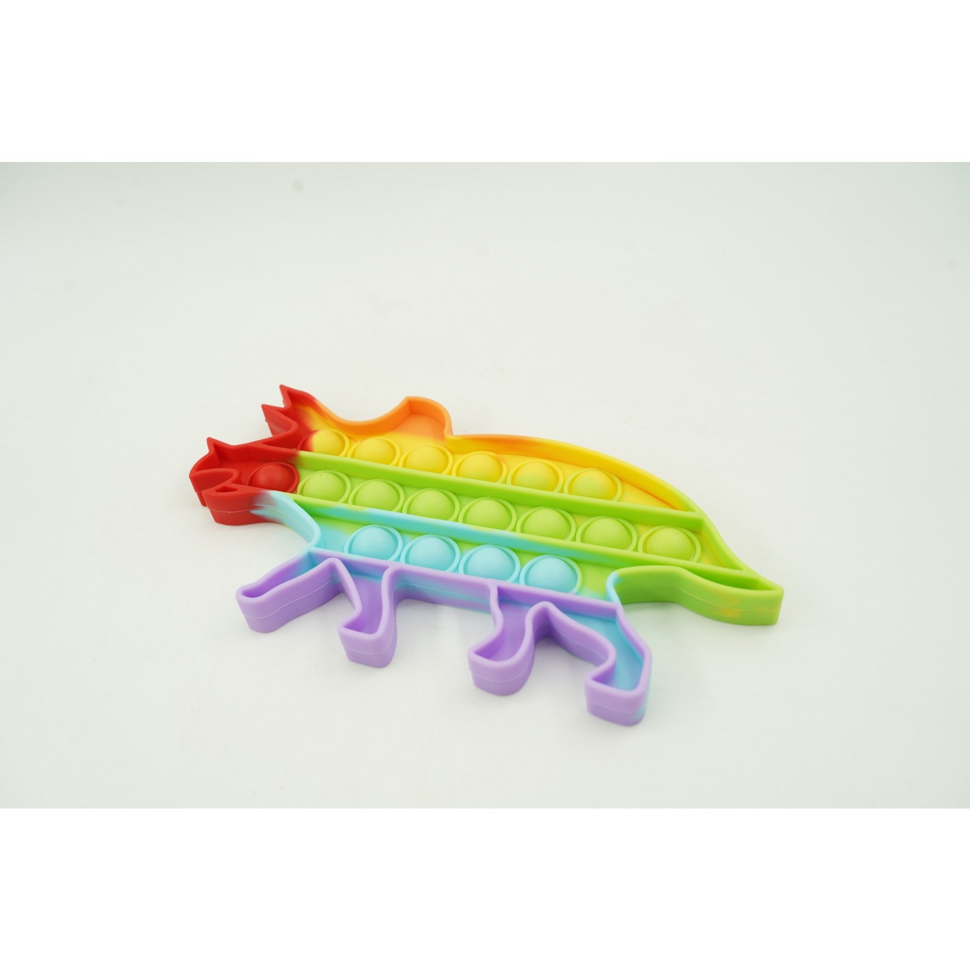 Jucarie antistres din silicon, Flippy, Pop It Now and Flip It, Dinozaur mic, Multicolor V3-1