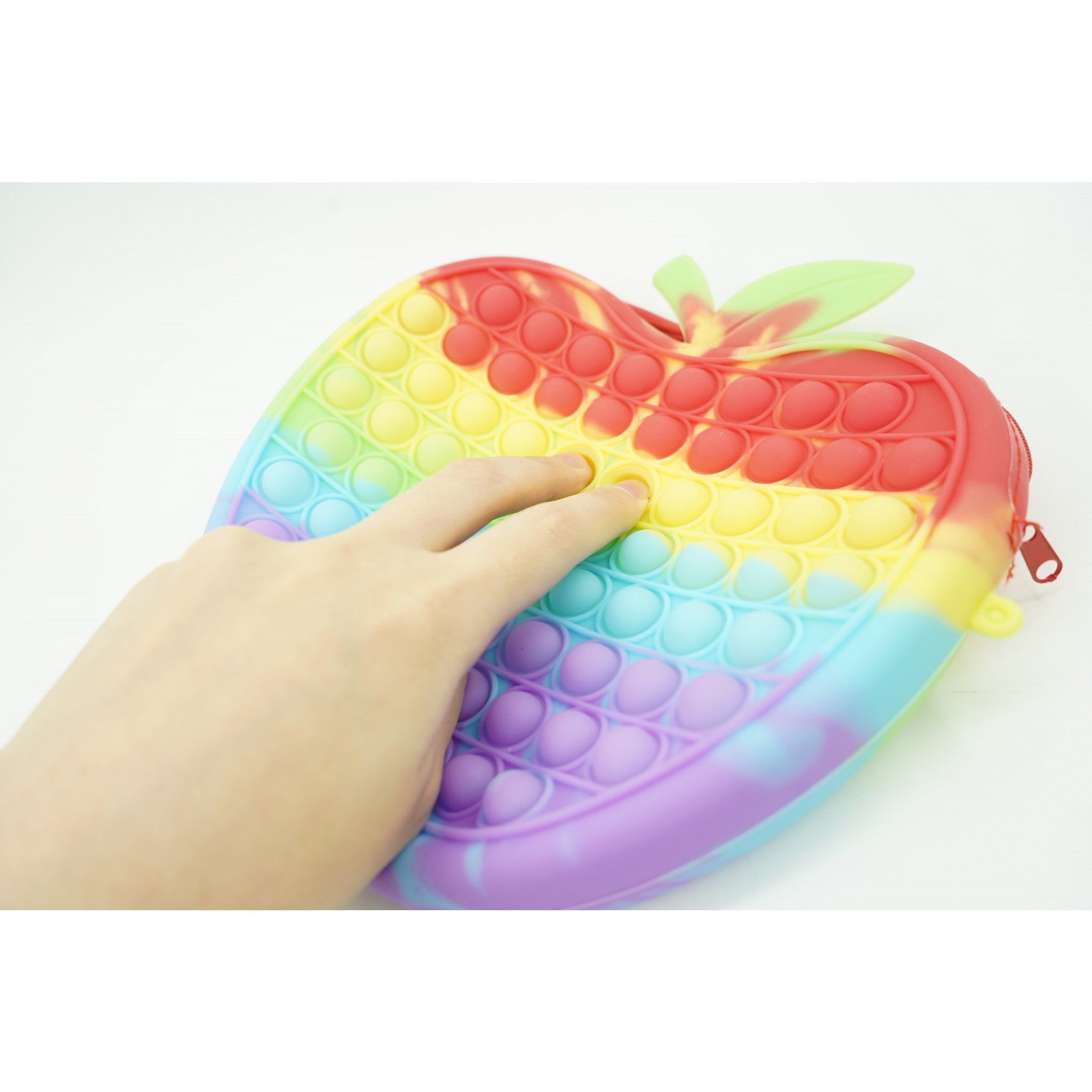 Jucarie antistres din silicon, Flippy, Pop It Now and Flip It, Geanta de umar, Mar, Multicolor-2