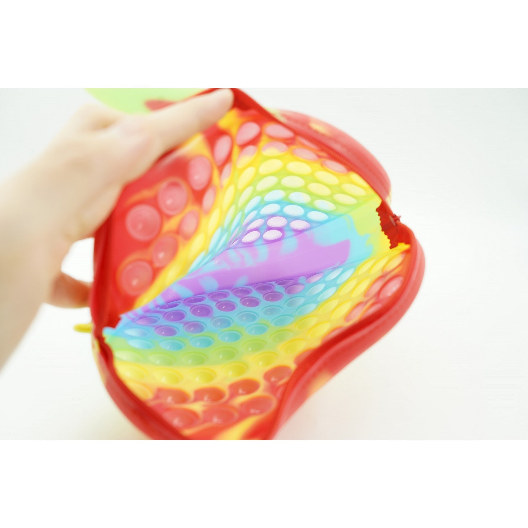 Jucarie antistres din silicon, Flippy, Pop It Now and Flip It, Geanta de umar, Mar, Multicolor-4