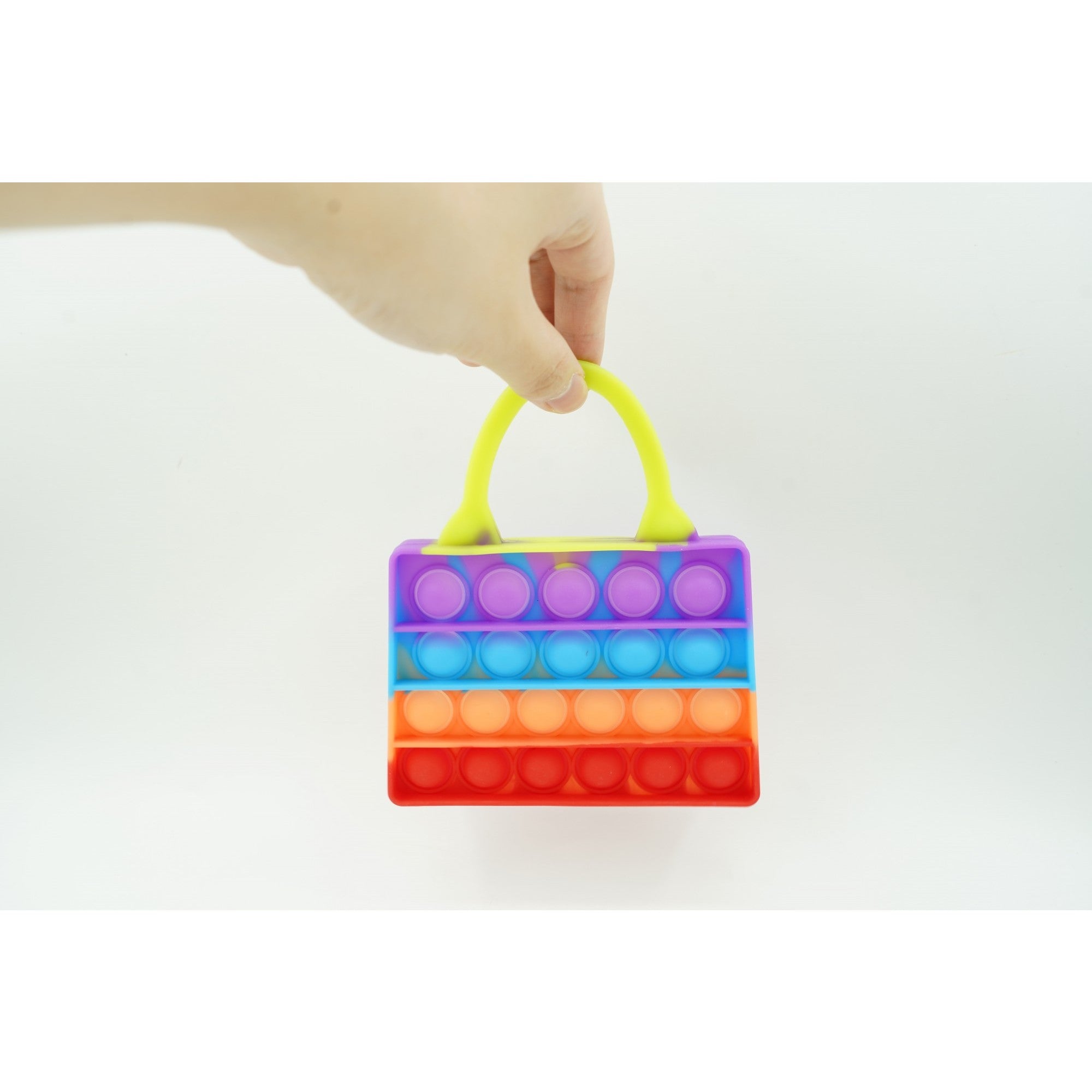Jucarie Antistres din silicon Flippy, Pop It Now And Flip It, Geanta de umar, Multicolor-1