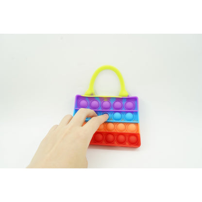 Jucarie Antistres din silicon Flippy, Pop It Now And Flip It, Geanta de umar, Multicolor-2
