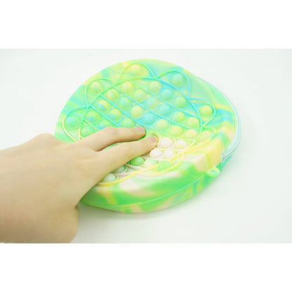 Jucarie antistres din silicon, Flippy, Pop It Now and Flip It, Geanta, Floarea Soarelui, Verde-1