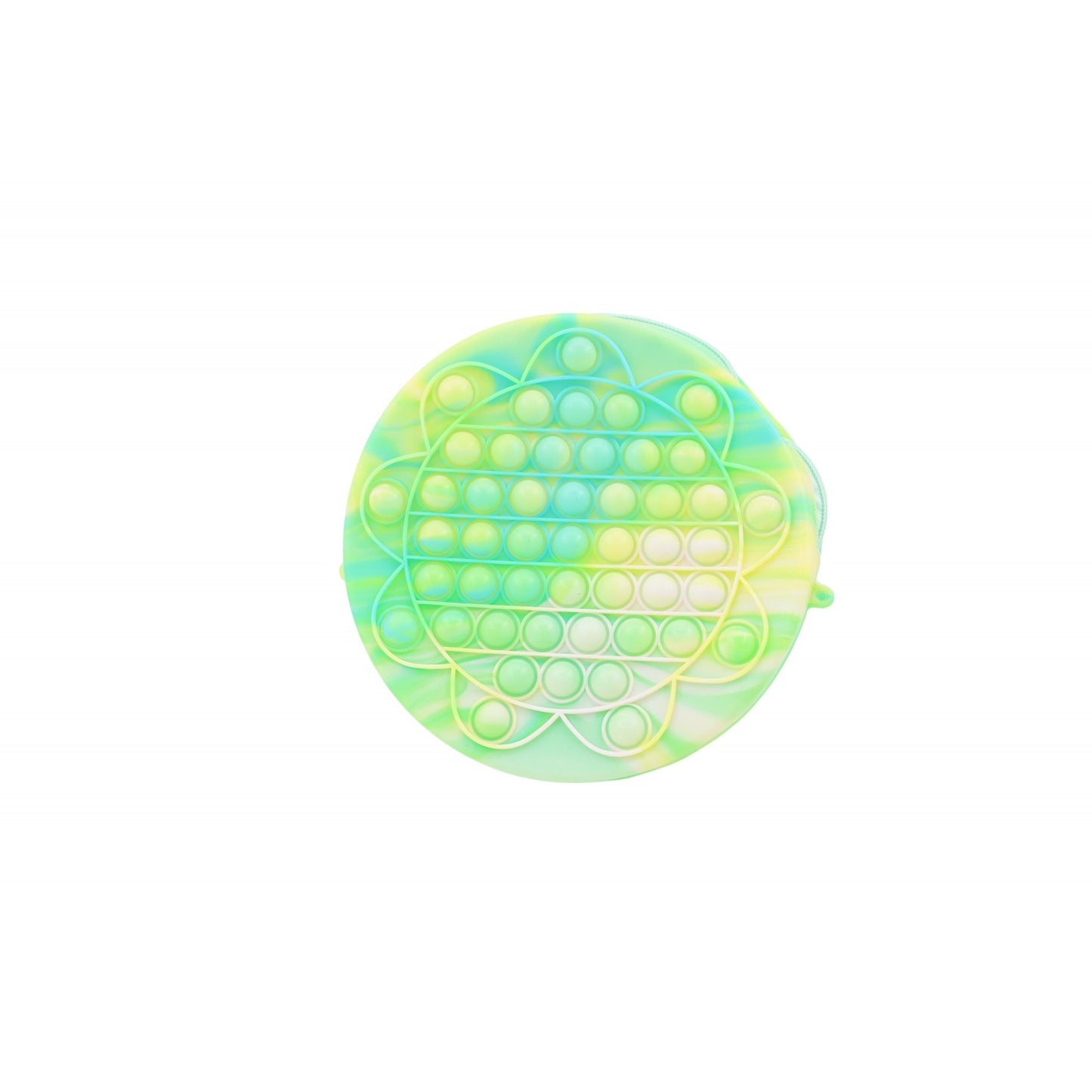 Jucarie antistres din silicon, Flippy, Pop It Now and Flip It, Geanta, Floarea Soarelui, Verde-0