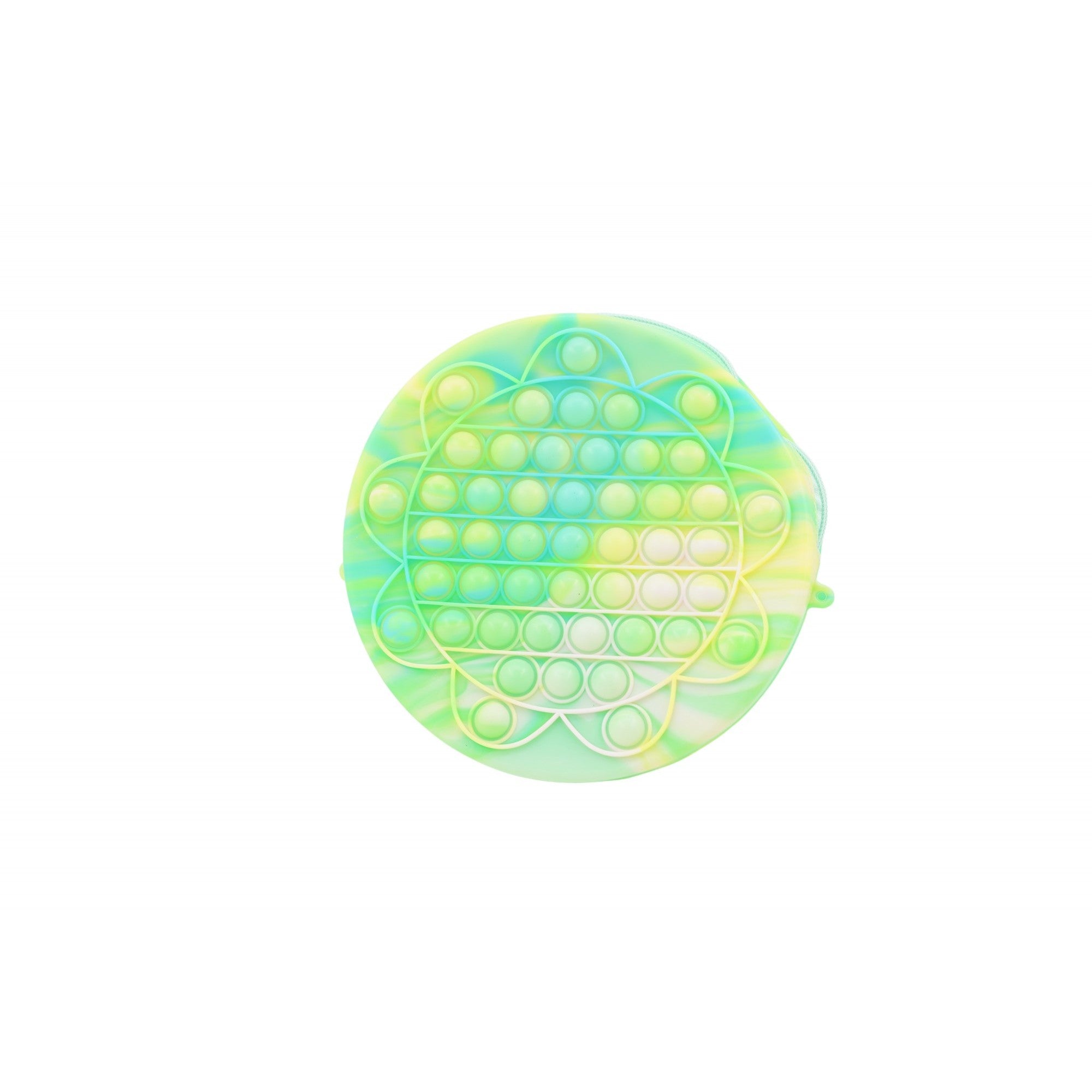 Jucarie antistres din silicon, Flippy, Pop It Now and Flip It, Geanta, Floarea Soarelui, Verde-0