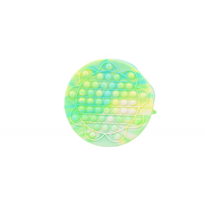Jucarie antistres din silicon, Flippy, Pop It Now and Flip It, Geanta, Floarea Soarelui, Verde-0