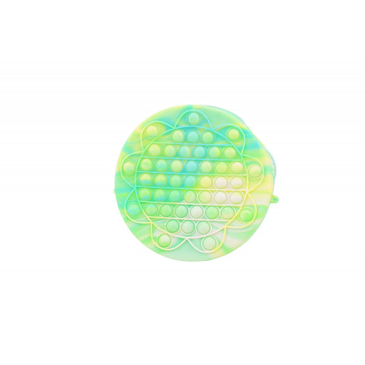 Jucarie antistres din silicon, Flippy, Pop It Now and Flip It, Geanta, Floarea Soarelui, Verde-0
