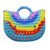 Jucarie Antistres din silicon Flippy, Pop It Now And Flip It, Geanta mare, 28 cm, Multicolor, Model 2-0
