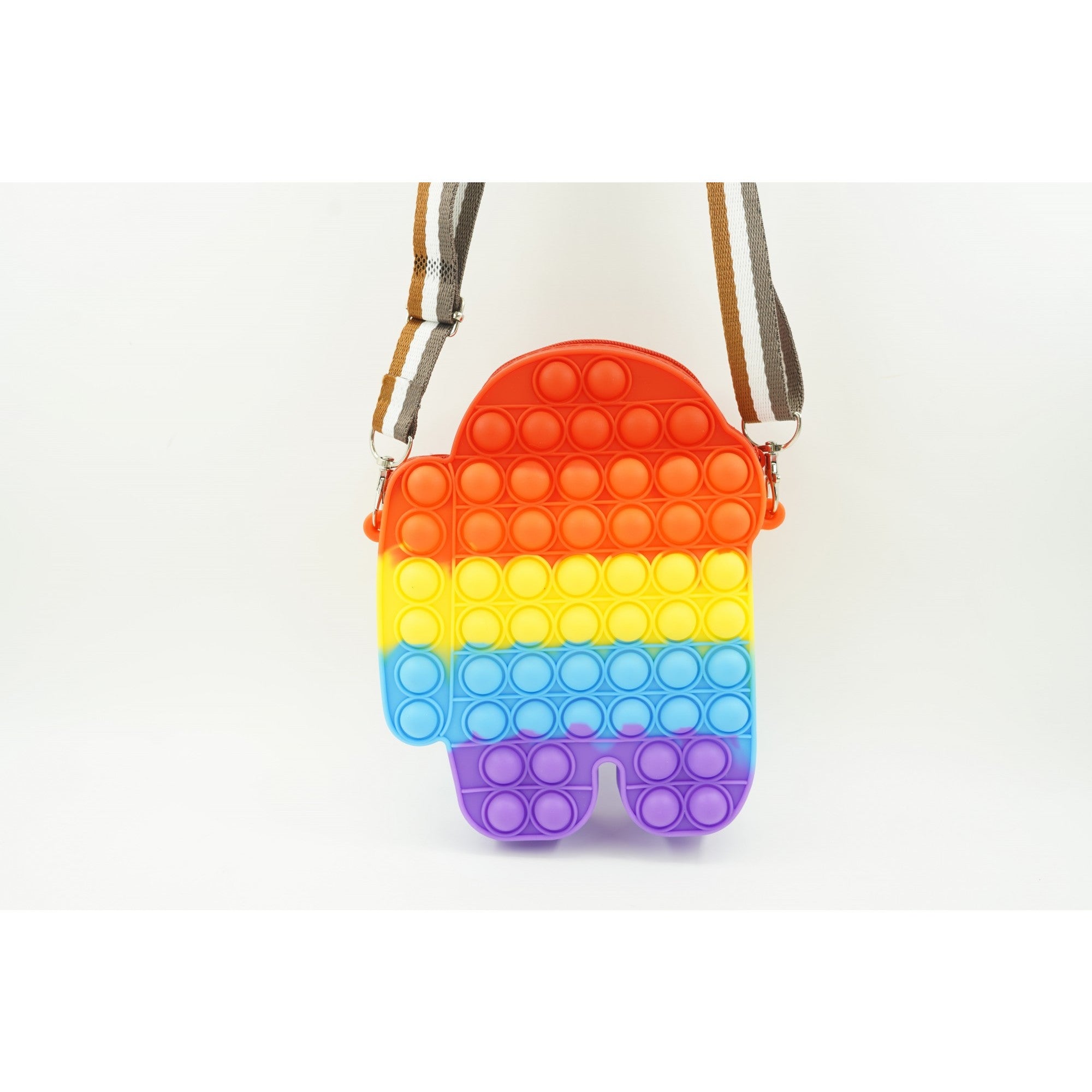 Jucarie antistres din silicon, Flippy, Pop It Now and Flip It, Geanta mica, Among Us, Multicolor-1