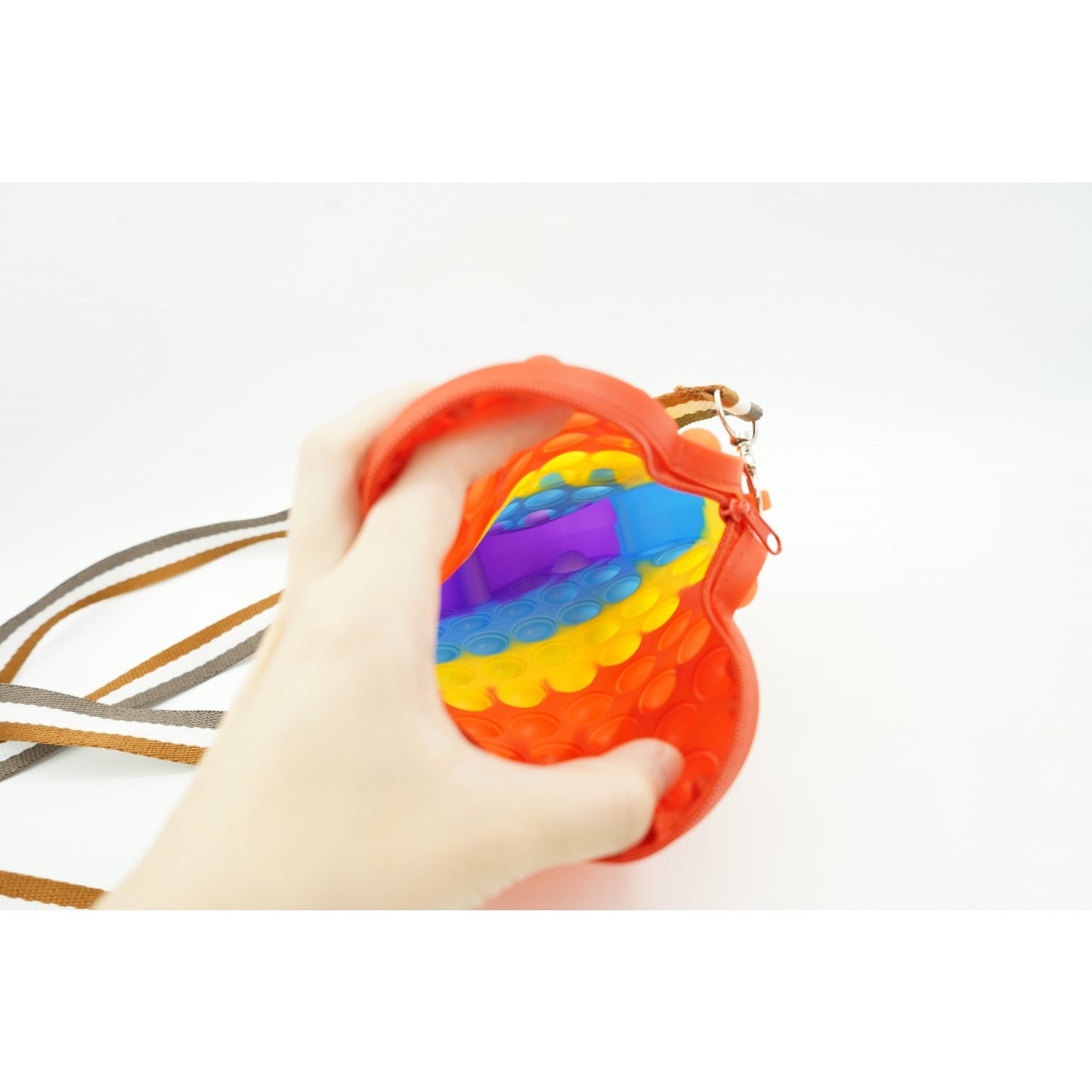 Jucarie antistres din silicon, Flippy, Pop It Now and Flip It, Geanta mica, Among Us, Multicolor-4