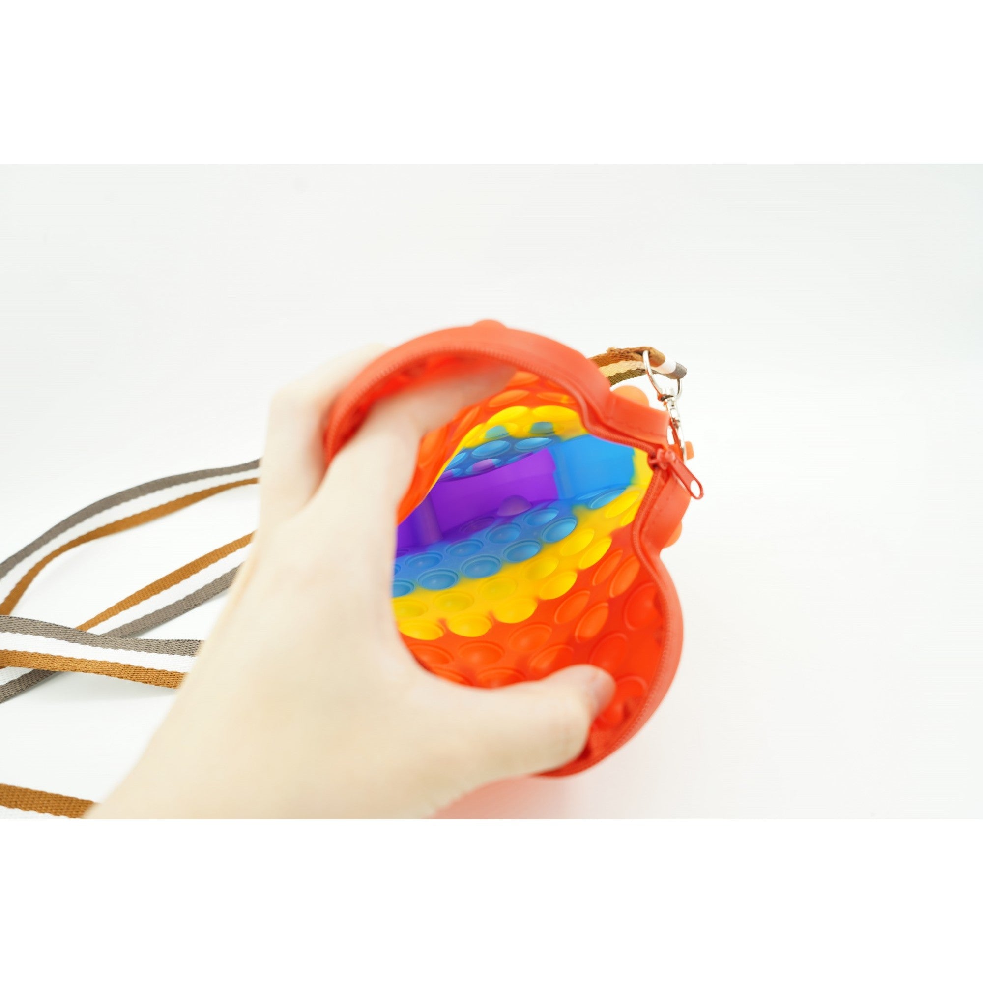 Jucarie antistres din silicon, Flippy, Pop It Now and Flip It, Geanta mica, Among Us, Multicolor-4