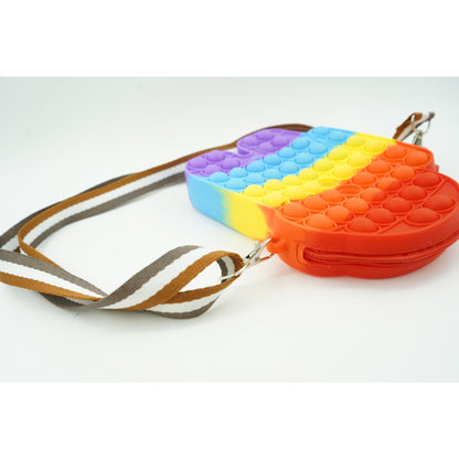 Jucarie antistres din silicon, Flippy, Pop It Now and Flip It, Geanta mica, Among Us, Multicolor-5