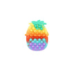 Jucarie antistres din silicon, Flippy, Pop It Now and Flip It, Geanta mica, Ananas, Multicolor, Model 1-0