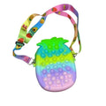 Jucarie antistres din silicon, Flippy, Pop It Now and Flip It, Geanta mica, Ananas, Multicolor, Model 3-0
