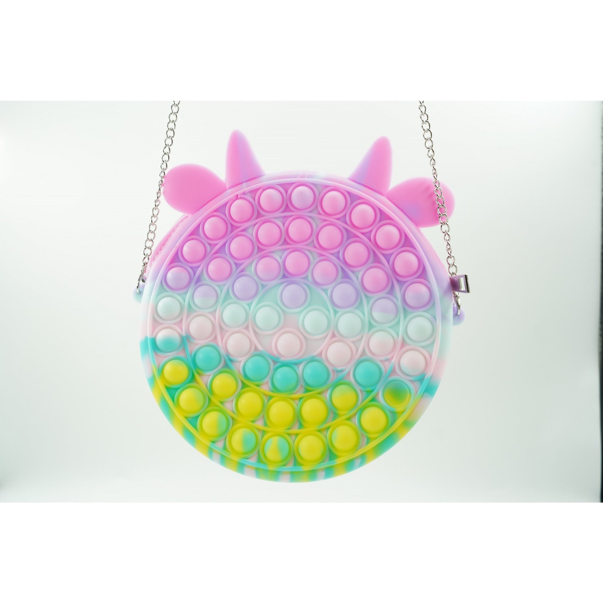 Jucarie antistres din silicon Flippy, Pop it Now and Flip It ,Geanta ,Multicolor-2