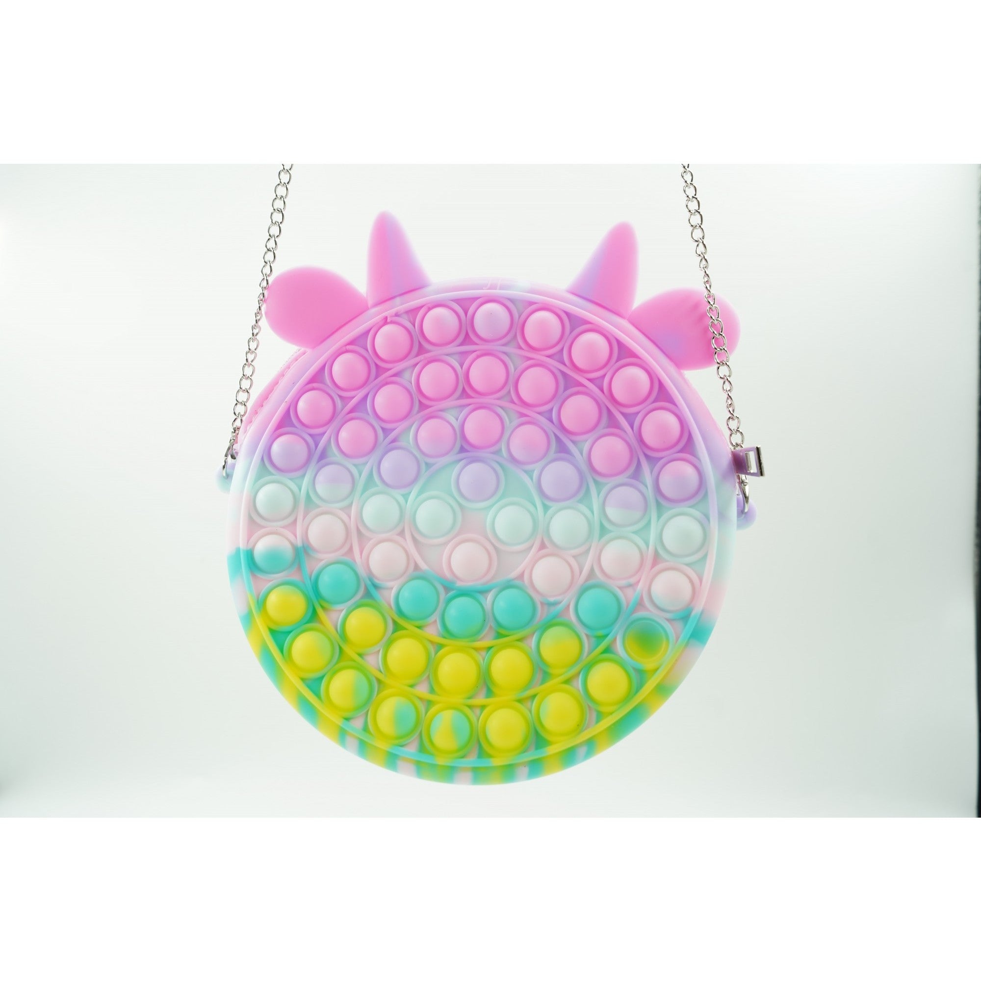 Jucarie antistres din silicon Flippy, Pop it Now and Flip It ,Geanta ,Multicolor-2