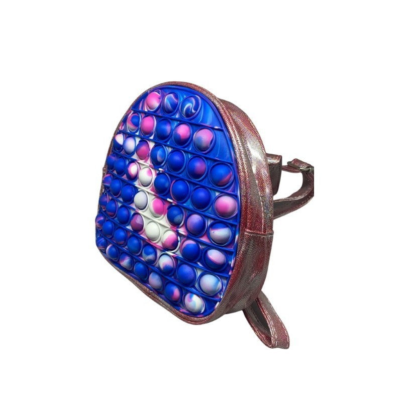 Jucarie antistres din silicon, Flippy, Pop It Now and Flip It, Ghiozdan, Model 3-0