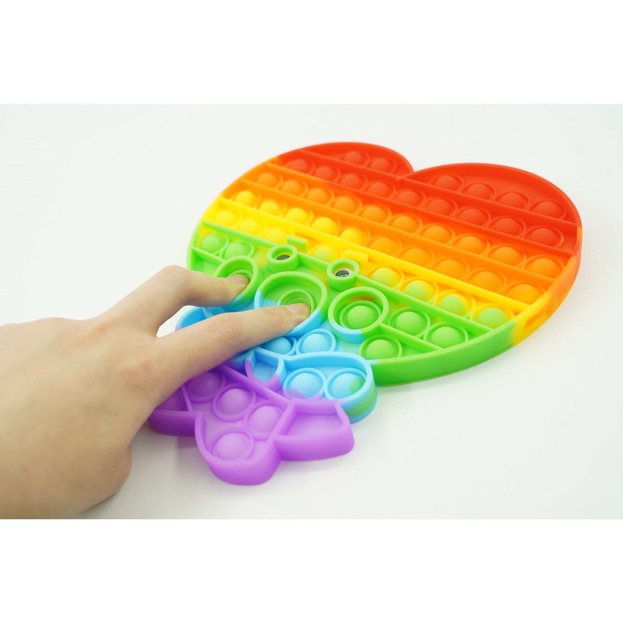 Jucarie antistres din silicon, Flippy, Pop It Now and Flip It, Maimuta mare, Multicolor-5