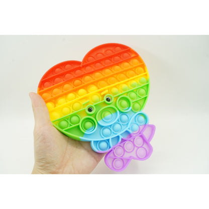 Jucarie antistres din silicon, Flippy, Pop It Now and Flip It, Maimuta mare, Multicolor-8
