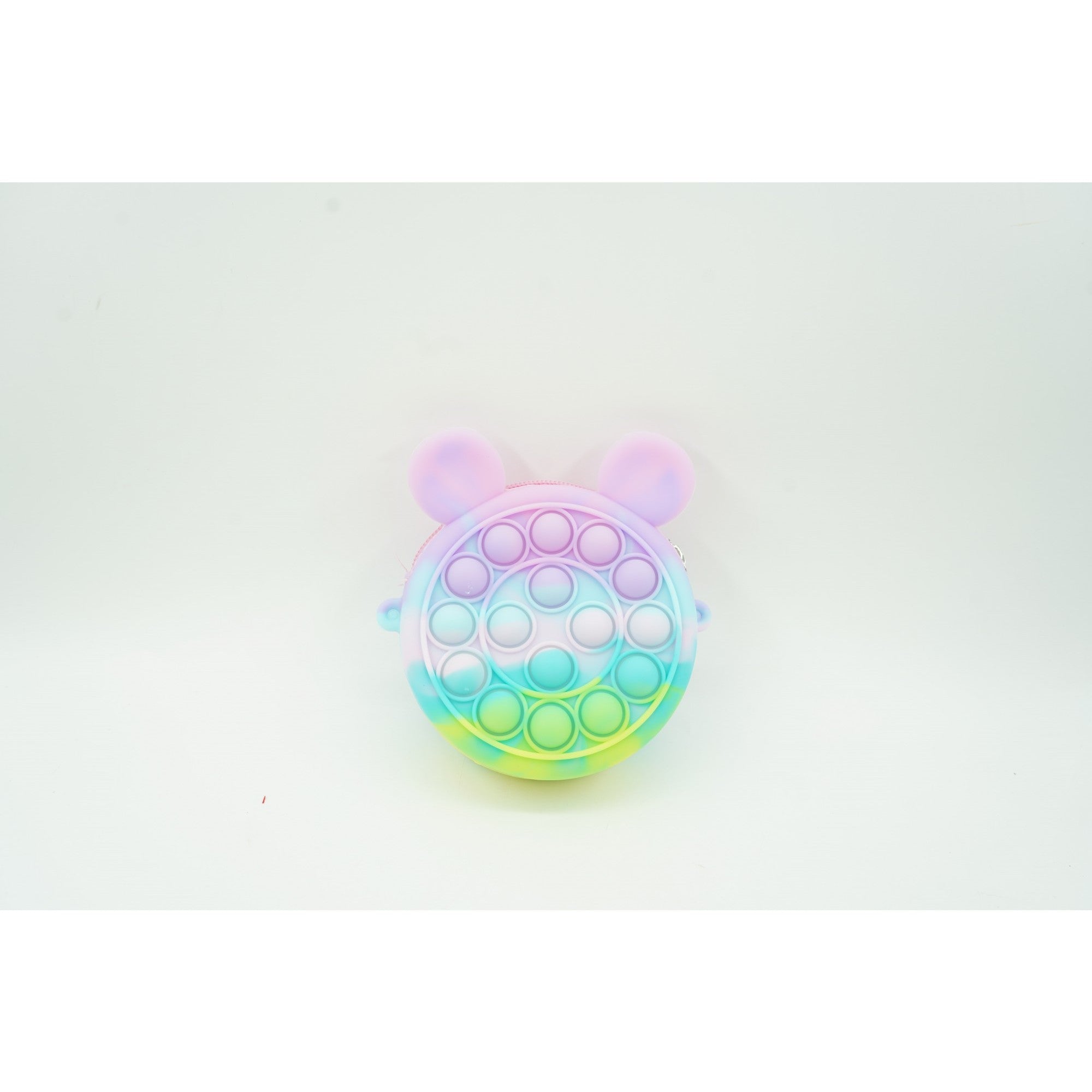 Jucarie antistres din silicon Flippy, Pop it Now and Flip It ,Mini Geanta, Mickey Mouse, 6 cm, Macarons-1