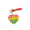 Jucarie antistres din silicon, Flippy, Pop It Now and Flip It, Portofel inima, Galben/Gri-0