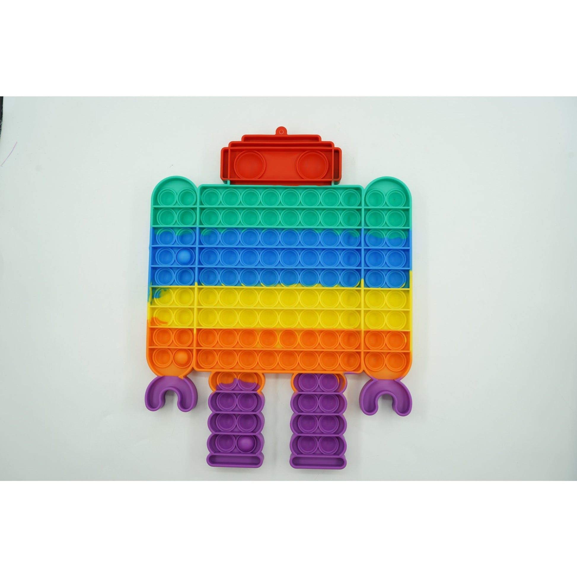 Jucarie antistres din silicon Flippy, Pop it Now and Flip It ,Robot ,Multicolor ,Model 3-1