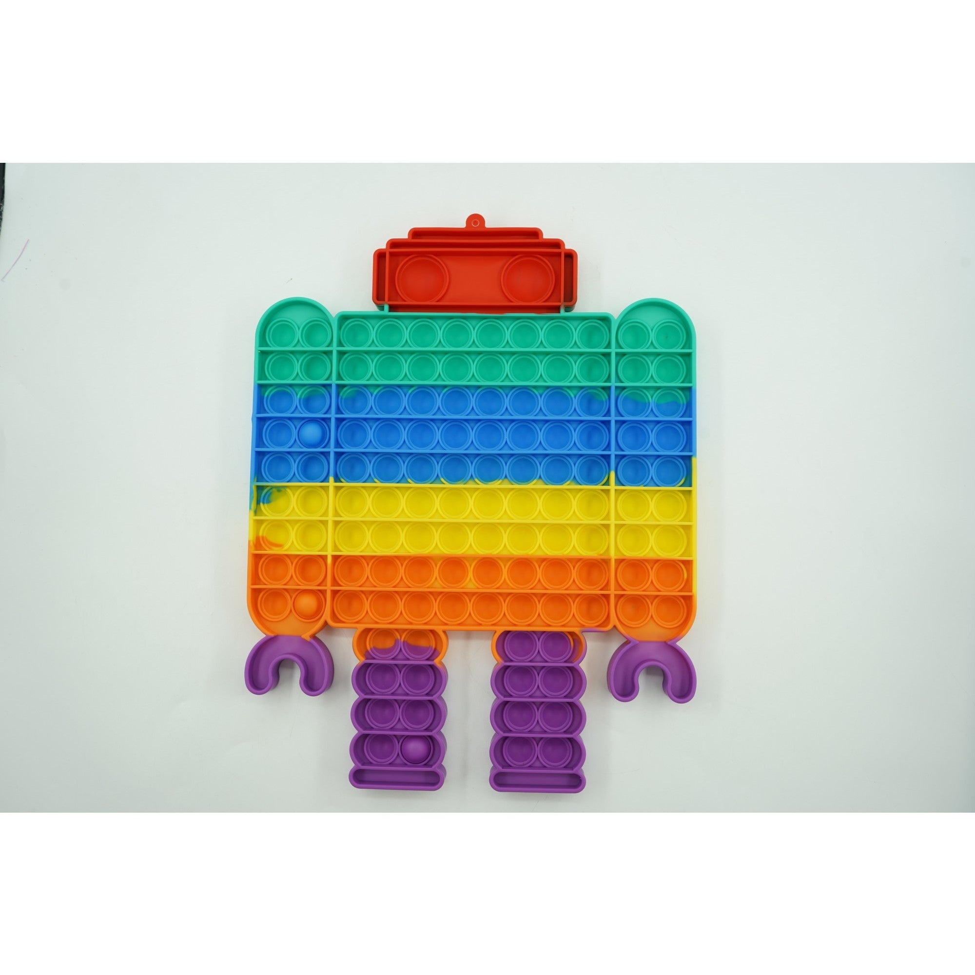Jucarie antistres din silicon Flippy, Pop it Now and Flip It ,Robot ,Multicolor ,Model 3-1