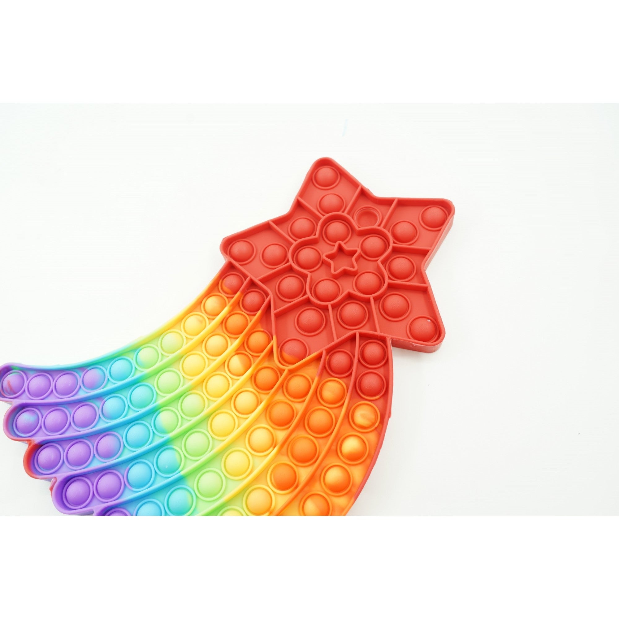 Jucarie antistres din silicon, Flippy, Pop It Now and Flip It, Stea cazatoare, Multicolor-1