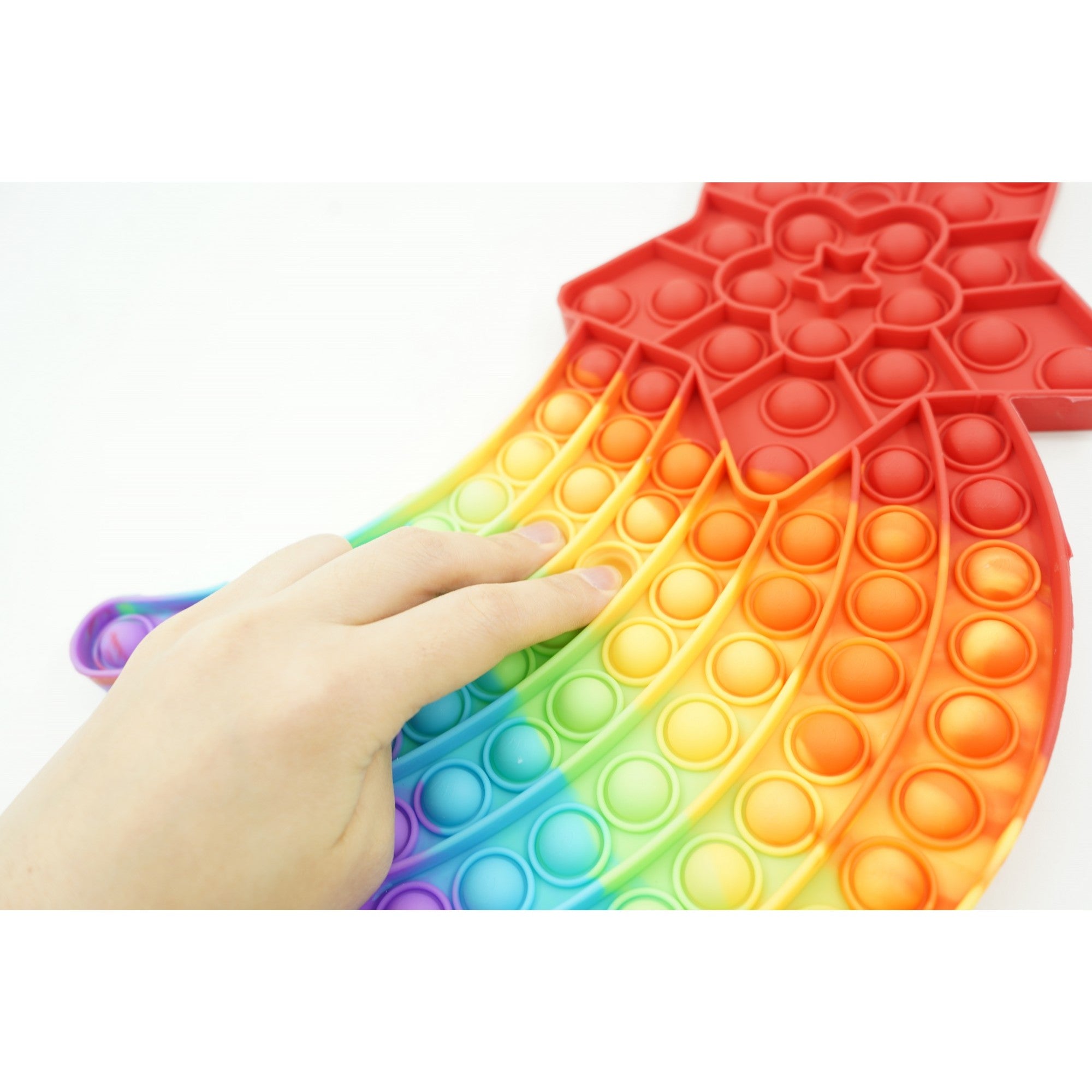 Jucarie antistres din silicon, Flippy, Pop It Now and Flip It, Stea cazatoare, Multicolor-2