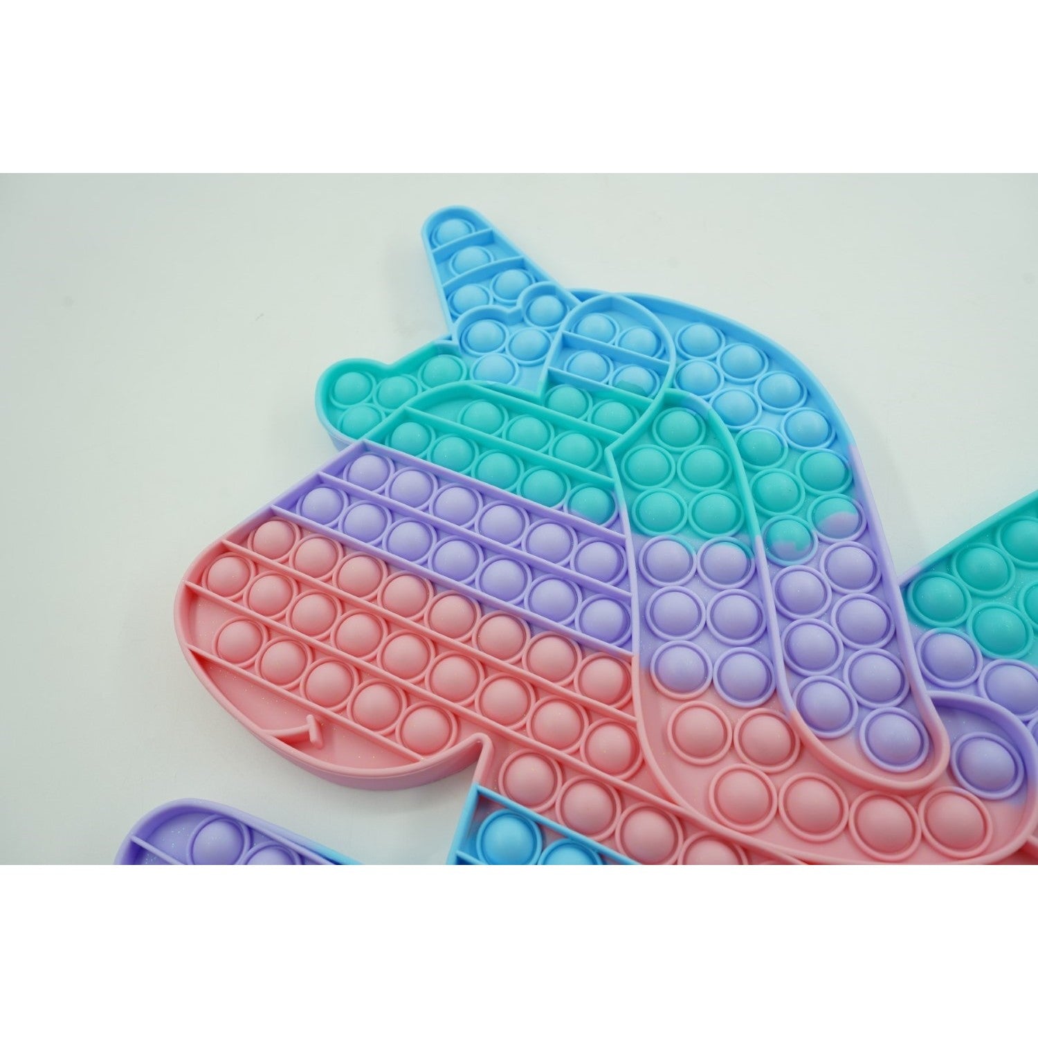 Jucarie antistres din silicon Flippy, Pop it Now and Flip It ,Unicorn cu aripi ,Curcubeu-1