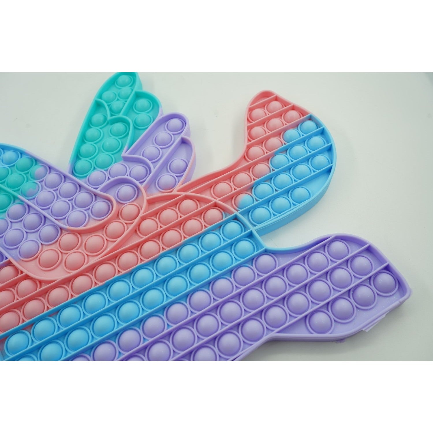 Jucarie antistres din silicon Flippy, Pop it Now and Flip It ,Unicorn cu aripi ,Curcubeu-2