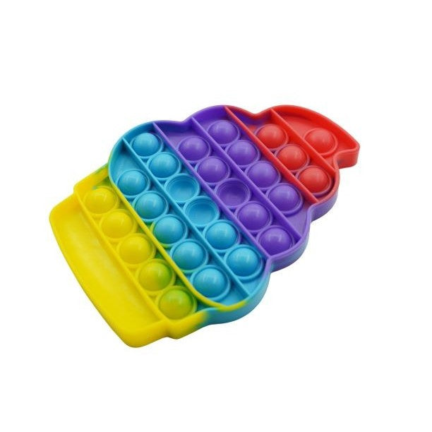 Jucarie antistres din silicon, Pop it Now and Flip It, Briosa, Multicolor-4