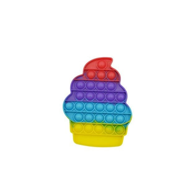 Jucarie antistres din silicon, Pop it Now and Flip It, Briosa, Multicolor-5