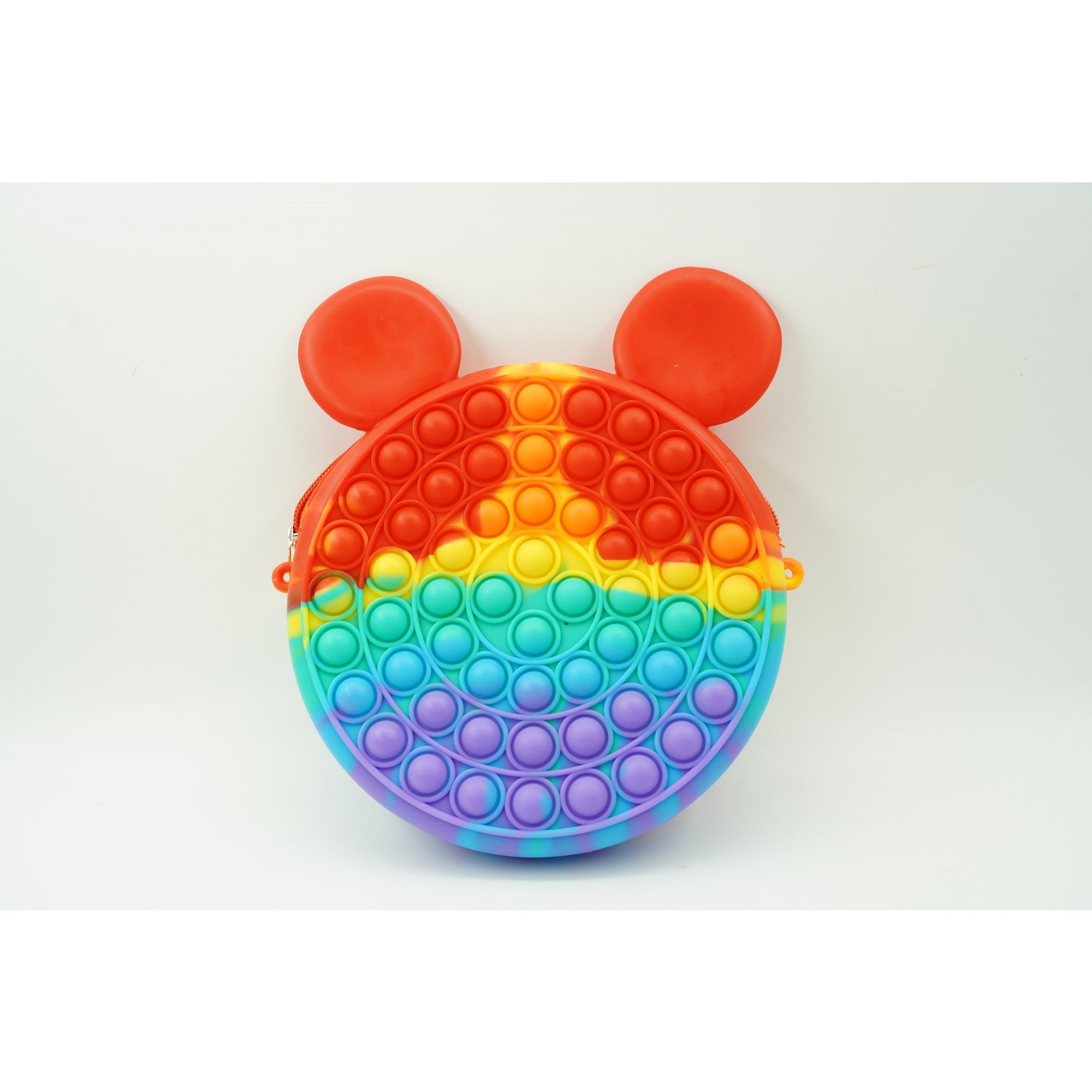 Jucarie antistres din silicon, Pop it Now and Flip It, Flippy, Geanta, Model 1, Multicolor-2