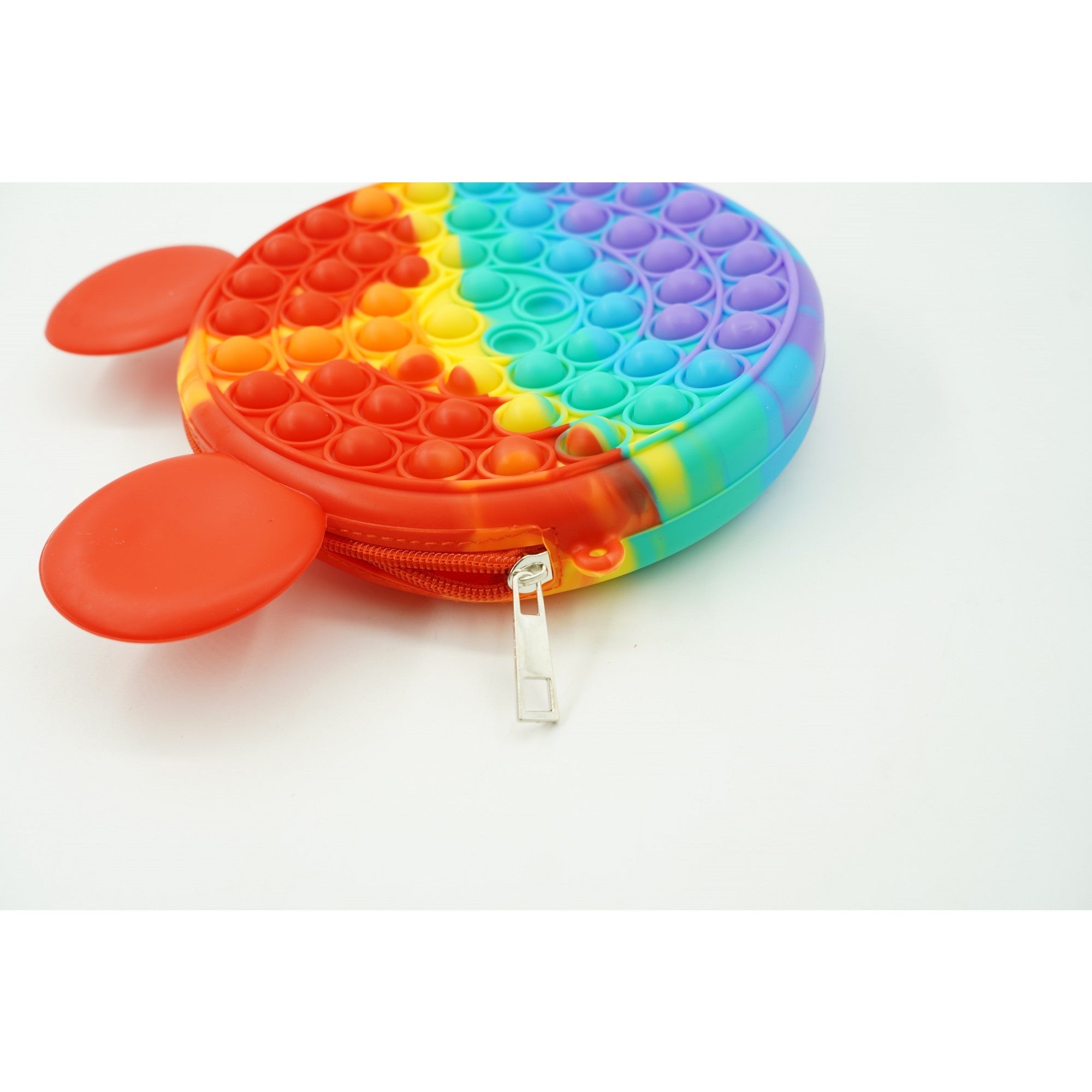 Jucarie antistres din silicon, Pop it Now and Flip It, Flippy, Geanta, Model 1, Multicolor-4