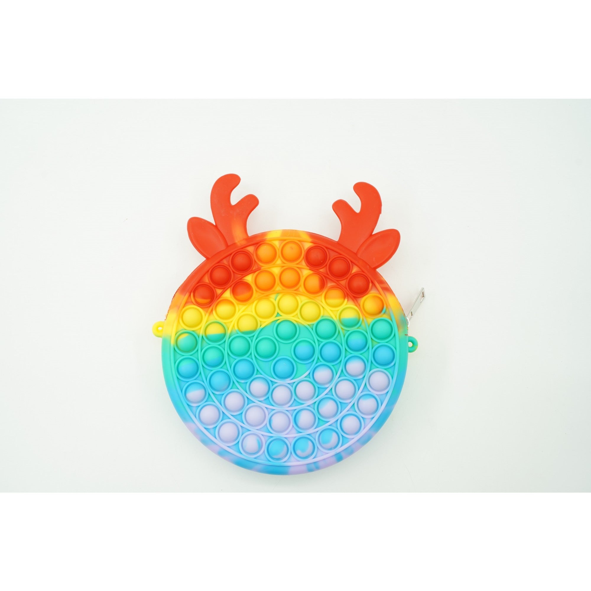 Jucarie antistres din silicon, Pop it Now and Flip It, Flippy, Geanta, Model 2, Multicolor-1