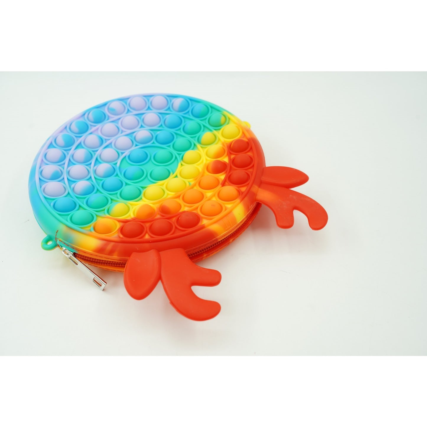 Jucarie antistres din silicon, Pop it Now and Flip It, Flippy, Geanta, Model 2, Multicolor-3