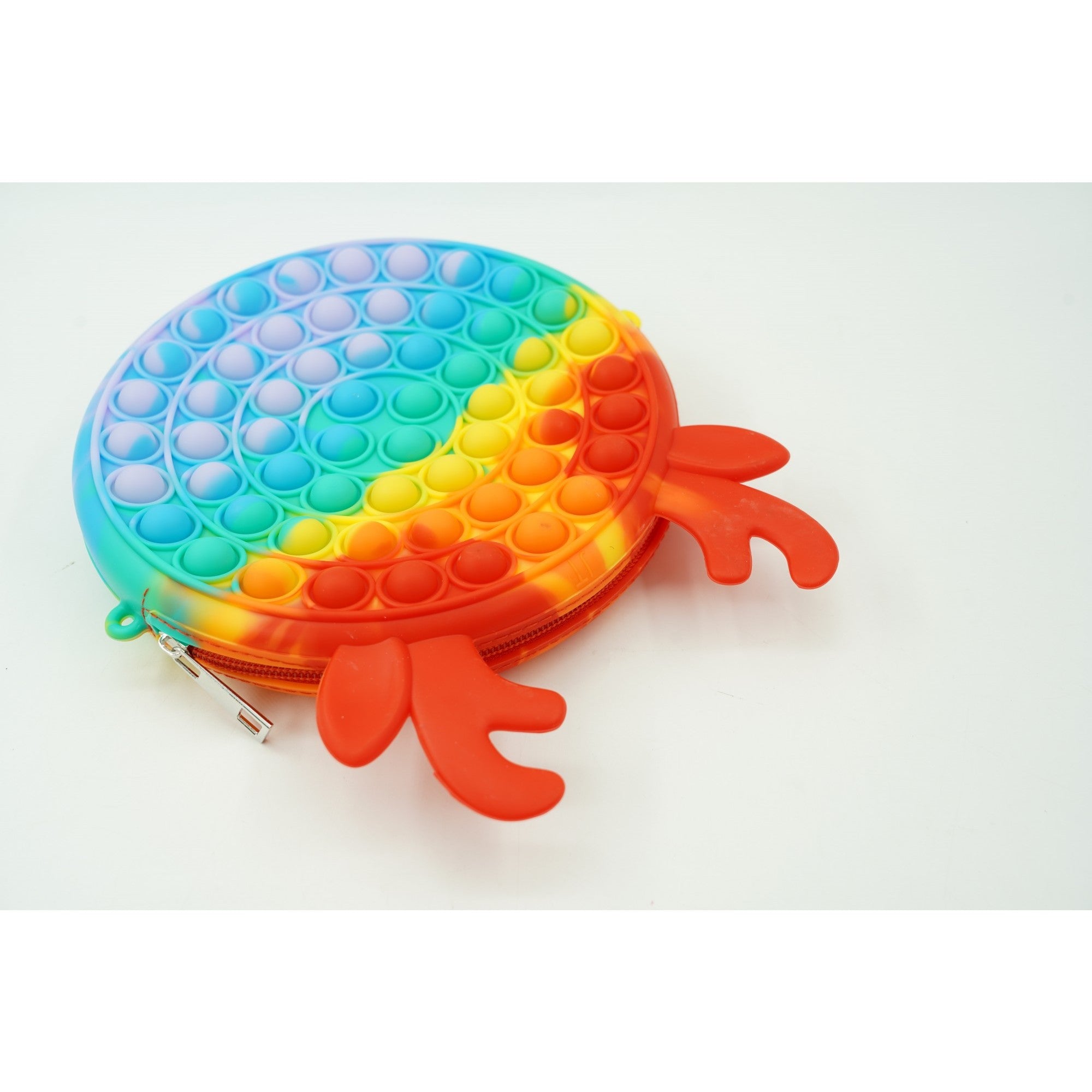 Jucarie antistres din silicon, Pop it Now and Flip It, Flippy, Geanta, Model 2, Multicolor-3