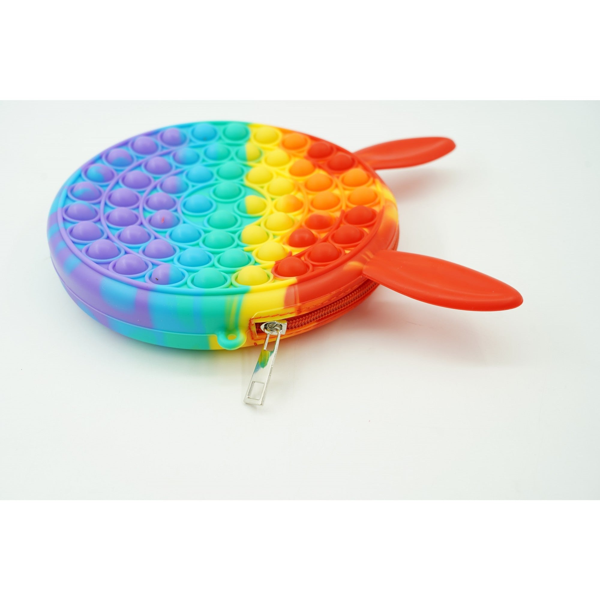 Jucarie antistres din silicon, Pop it Now and Flip It, Flippy, Geanta, Model 3, Multicolor-1