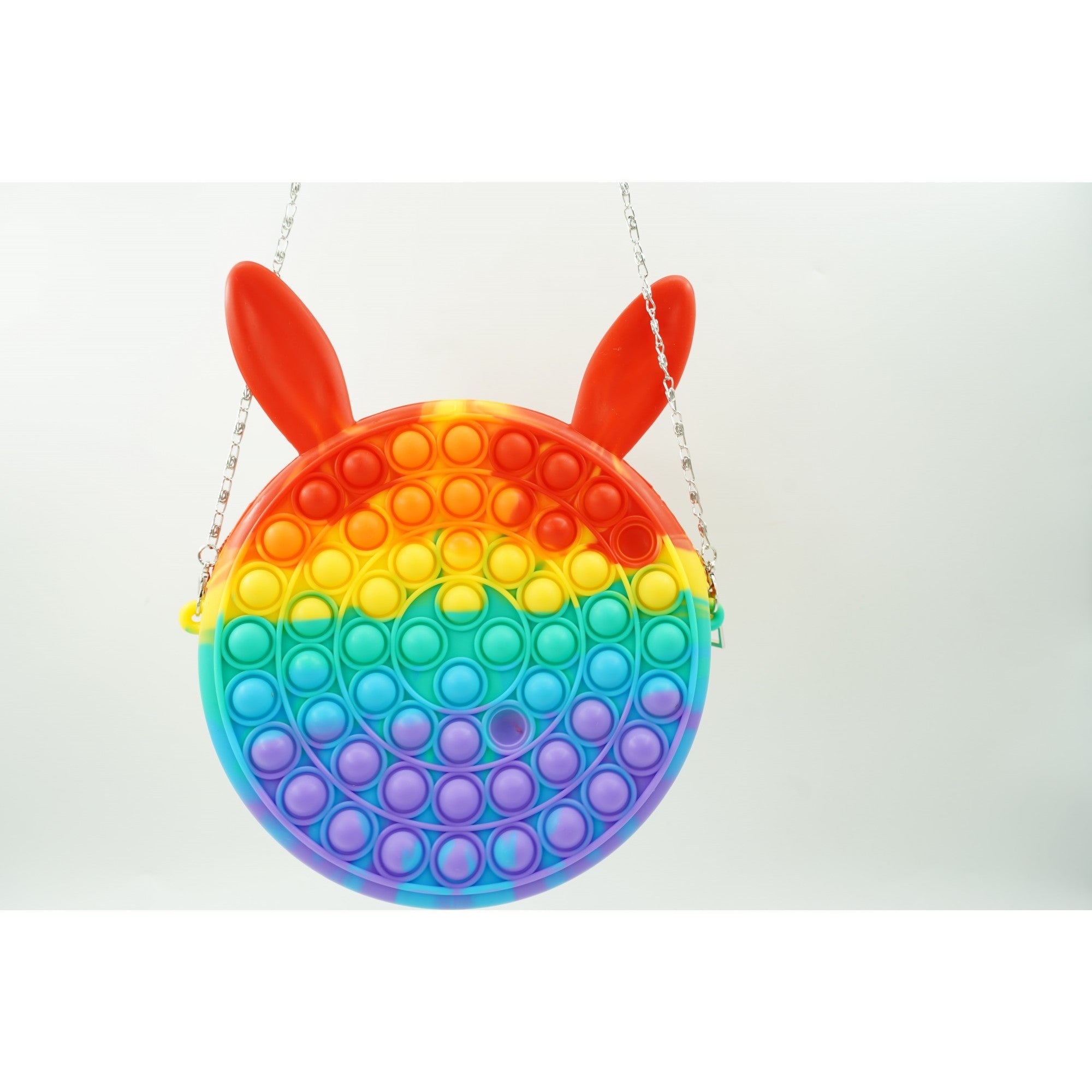 Jucarie antistres din silicon, Pop it Now and Flip It, Flippy, Geanta, Model 3, Multicolor-6
