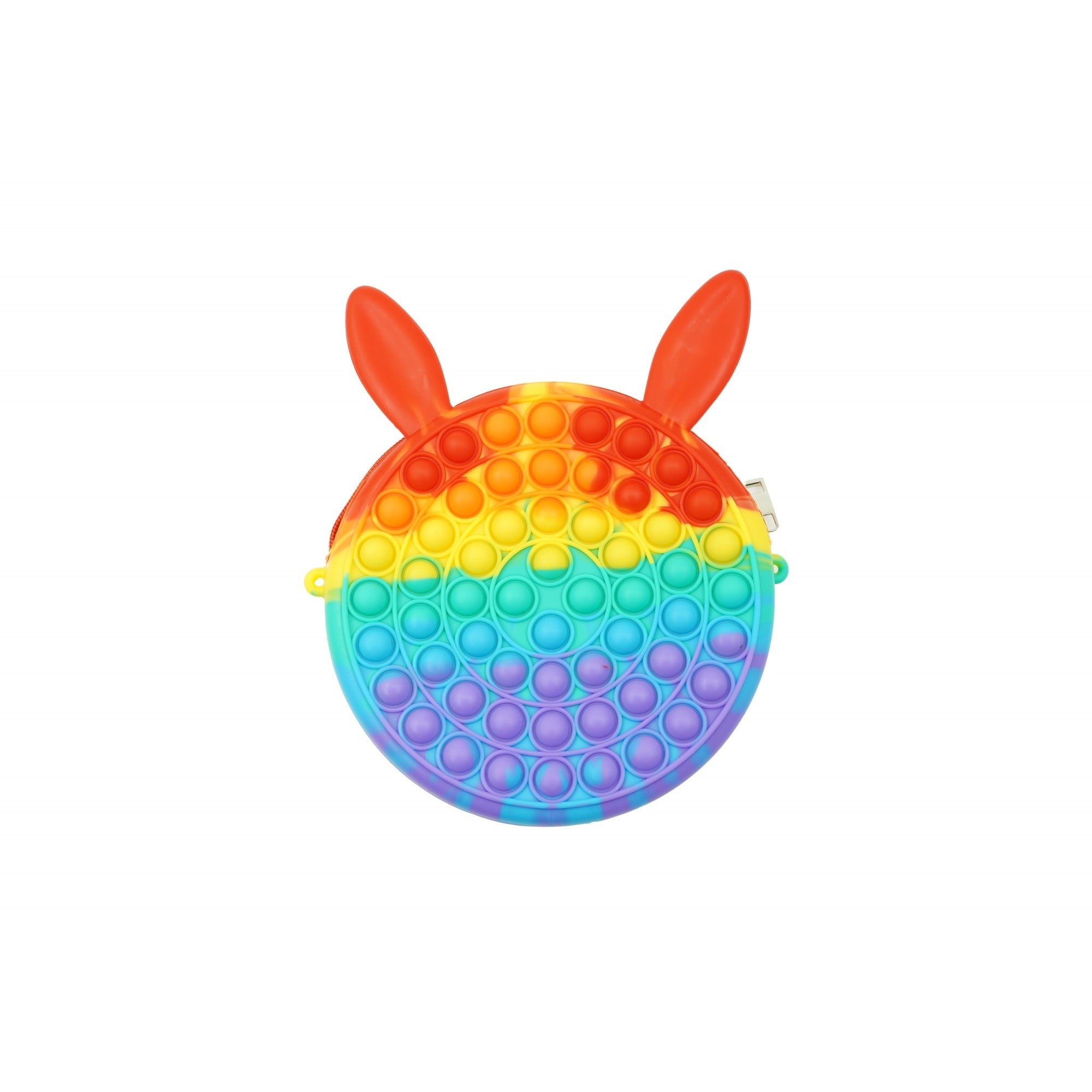Jucarie antistres din silicon, Pop it Now and Flip It, Flippy, Geanta, Model 3, Multicolor-0