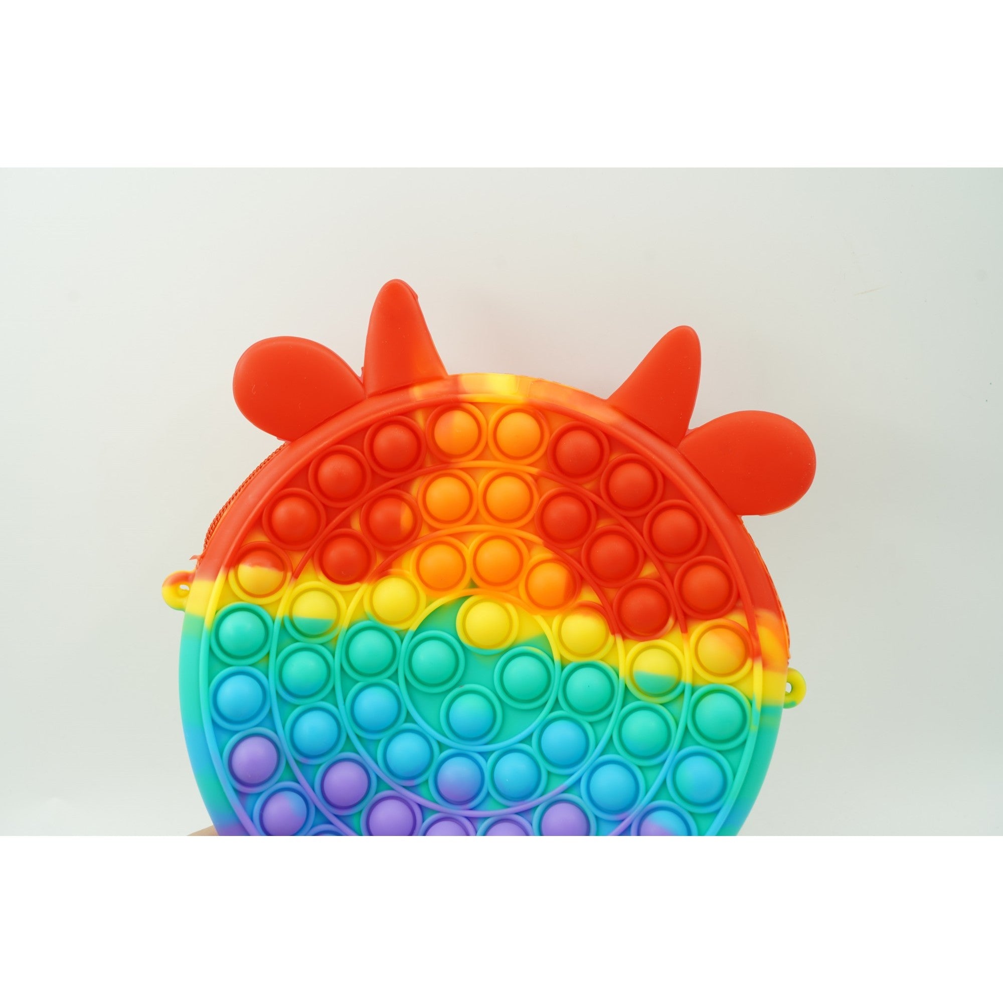 Jucarie antistres din silicon, Pop it Now and Flip It, Flippy, Geanta, Model 4, Multicolor-1