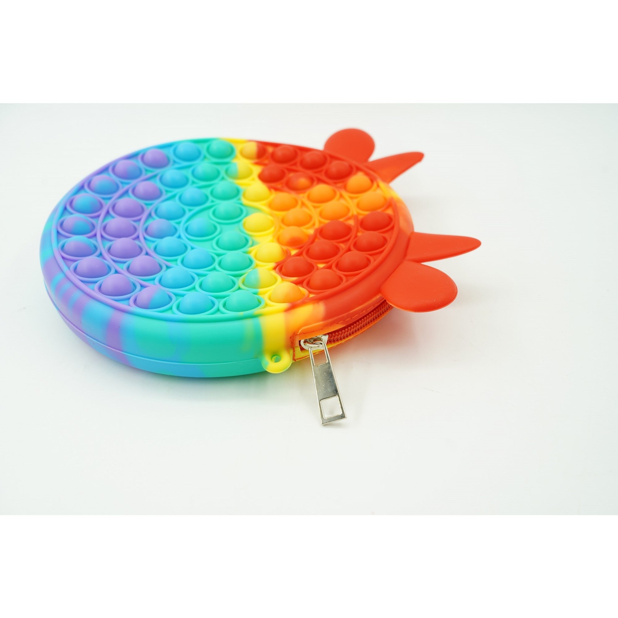 Jucarie antistres din silicon, Pop it Now and Flip It, Flippy, Geanta, Model 4, Multicolor-2