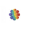 Jucarie antistres din silicon, Pop It Now and Flip It, Floare, Multicolor, Model 2-0